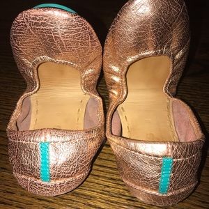 Rose Gold Glam Tieks Size 8